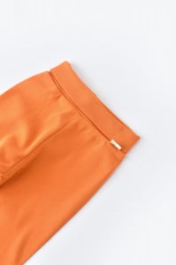 Pantaloni cu Botosei - Bumbac organic Portocaliu BabyCosy (Marime: 6-9 luni)