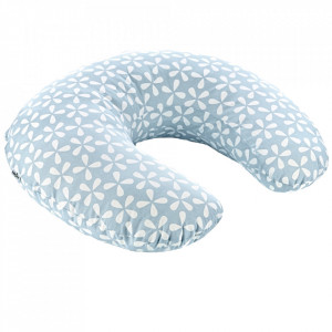 Perna pentru alaptat 2 in 1 Nursing Pillow, BabyJem (Culoare: Gri)