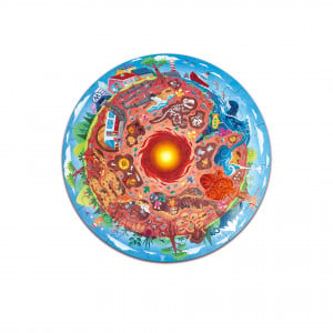 Puzzle copii arheologie, cu lumini led (38 piese) - Img 1