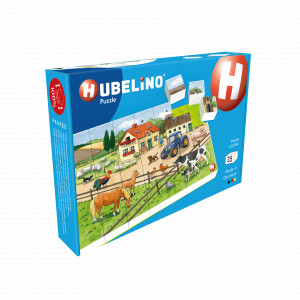 Puzzle Ferma de animale Hubelino (35 piese) - Img 4