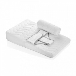 Salteluta pozitionator pentru bebelusi BabyJem Reflux Pillow (Culoare: Gri)