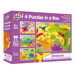 Set 4 puzzle-uri Dinozauri (12, 16, 20, 24 piese) - Img 3