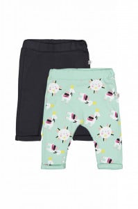 Set de 2 perechi de pantaloni Lame pentru bebelusi, Tongs baby (Marime: 12-18 Luni, Culoare: Somon)