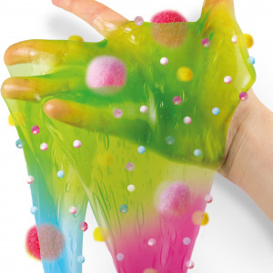 Set de mixat slime colorat cu margele si bile - Img 4