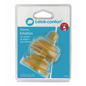 Bebe Confort Set 2 Tetine Latex GL EMOTION S2 6-24L - Img 2