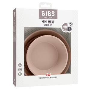 BIBS - Set pentru diversificare si hranire, Blush - Img 2