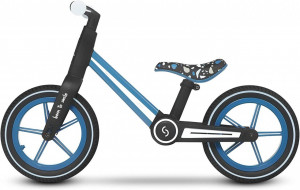 Bicicleta pliabila fara pedale Skiddou Ronny, Denim, Albastru