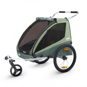 Carucior Chariot Thule Coaster XT Basil Green - Img 1