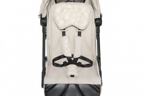 Carucior sport pliabil Skiddou Espoo+ Vanilla Delight, ultracompact pentru calatorii, Beige - Editie Limitata