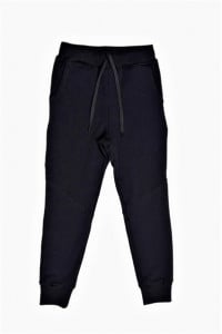 Jogger bumbac Brumy B041 french terry negru , 92 cm, 2 ani - Img 3