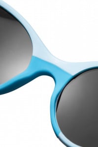 Ochelari de soare pentru copii MOKKI Click & Change, protectie UV, bleu, 0-2 ani, set 2 perechi