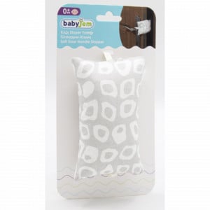 Opritor pentru usa cu elastic BabyJem (Culoare: Roz)