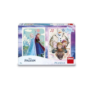 Puzzle 2 in 1 - Anna si Elsa (2 x 77 piese) - Img 1