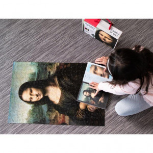 Puzzle Mona Lisa (300 piese+carte) - Img 6