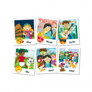 Puzzle pentru copii 2 in 1 In jurul lumii (100 piese) - Img 2