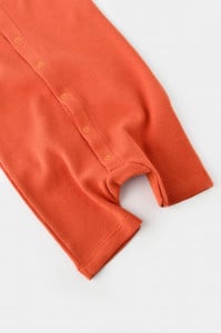 Salopeta fara maneci si pantaloni scurti - 100% bumbac organic - Scortisoara, BabyCosy (Marime: 12-18 Luni)