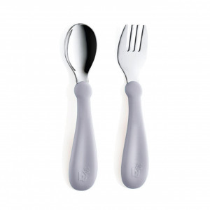 Set tacamuri din inox pentru copii BabyJem (Culoare: Portocaliu)