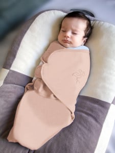 Sistem de infasare din bumbac 0-3 luni BabyJem Swaddle (Culoare: Gri)