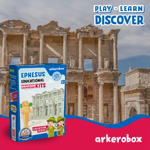 Arkerobox - Set arheologic educational si puzzle 3D, Efes - Biblioteca Celsus - Img 6