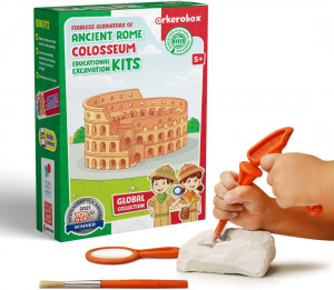 Arkerobox - Set arheologic educational si puzzle 3D, Roma antica, Colosseum - Img 1