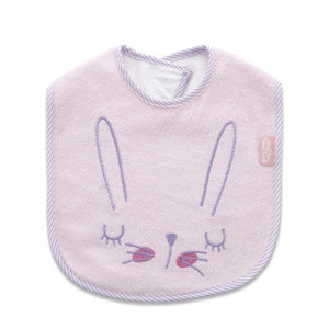 Baveta din bumbac BabyJem Cute animals (Culoare: Bleu)