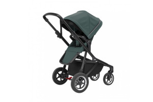 Carucior Thule SLEEK Cadru Negru si Copertina Mallard Green - Img 2