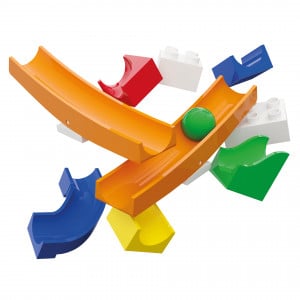 Jucarie copii Marble Run Hubelino - extensie balansoar (45 piese) - Img 3