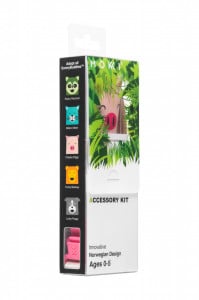 Kit accesorii pentru ochelari de soare MOKKI Click&Change, roz