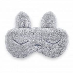 Masca bebelusi pentru somn BabyJem Sleeping Bunny (Culoare: Ecru)