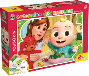 Puzzle de colorat maxi - Cocomelon la masa (60 piese) - Img 1