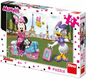 Puzzle - Minnie si Daisy (24 piese) - Img 1