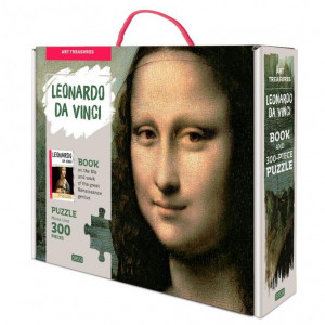 Puzzle Mona Lisa (300 piese+carte) - Img 1