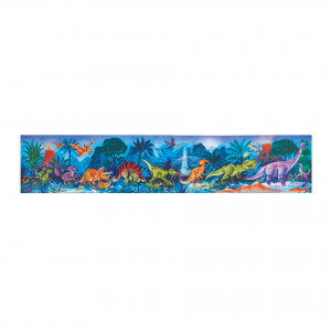 Puzzle pentru copii flourescent cu Dinozauri (200 piese, 1.5m) - Img 6