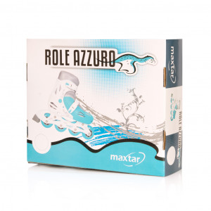 Role Maxtar Azzuro marimea 30-33 1.32 kg marime ajustabila alb/ turcoaz - Img 4