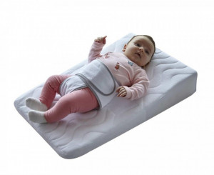 Salteluta pozitionator pentru bebelusi BabyJem Reflux Pillow (Culoare: Alb)