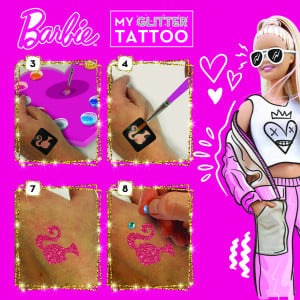 Setul meu de tatuaje cu sclipici - Barbie - Img 3