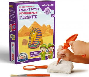 Arkerobox - Set arheologic educational si puzzle 3D, Egiptul Antic, Tutankhamon - Img 1