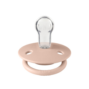 BIBS - Suzeta De Lux Silicon, tetina rotunda, marime universala (0-3 ani)-Blush - Img 2