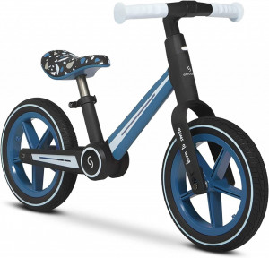 Bicicleta pliabila fara pedale Skiddou Ronny, Denim, Albastru