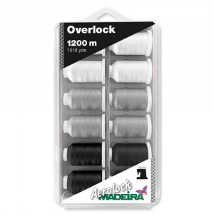 Blisterbox 12 papiote ata de surfilat Aerolock No.125 Madeira 8092