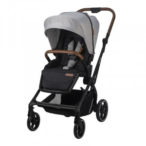 Carucior modular 2in1 Coccolle Saliara Greystone+Cos auto 0-13 kg gb Idan Silver Fox Grey