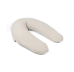 Doomoo - Perna mare 3 in 1 Comfy Big Tetra Almond din bumbac organic: perna gravide, suport pentru hranire, suport pentru bebe - Img 1