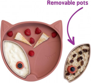 Farfurie diversificare din silicon - Vulpita - Img 6