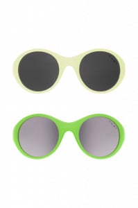 Ochelari de soare pentru copii MOKKI Click & Change, protectie UV, verde, 0-2 ani, set 2 perechi