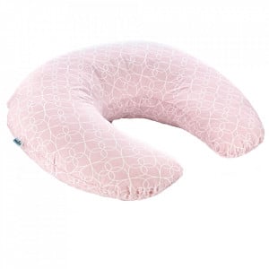 Perna pentru alaptat 2 in 1 Nursing Pillow, BabyJem (Culoare: Roz)