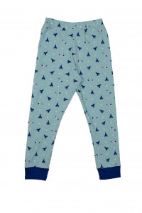 Pijama baieti glow in the dark, Brumy B015, bleu imprimat, 98 cm , 3 ani - Img 4