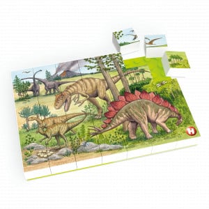 Puzzle Lumea dinozaurilor Hubelino (35 piese) - Img 1