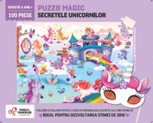 Puzzle magic - Secretele unicornilor (100 piese) - Img 2