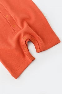 Salopeta cu pantaloni scurti - 100% bumbac organic - Scortisoara, BabyCosy (Marime: 6-9 luni)