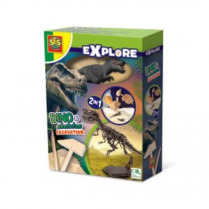 Set creativ Dino si excavarea scheletului 2 in 1 - T-rex - Img 1